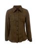 Solid Color Slim Fit Long Sleeve Lapel Shirt - Retro Casual Autumn/Winter Top