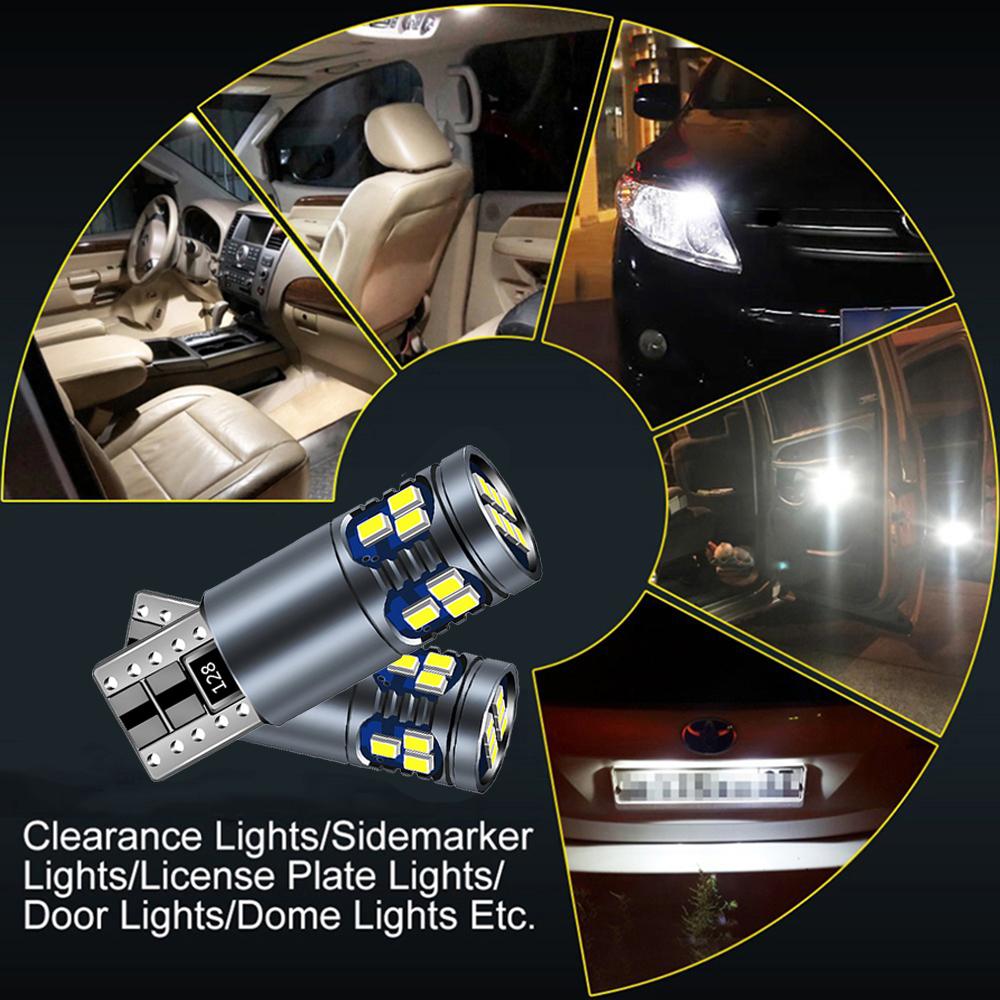 2Pcs T10 Car LED Bulbs Clearance Lamp For Isuzu D-Max Dmax 2002- 2019 2020 2021 2022 2023 2024 Car Interior Parking Lights