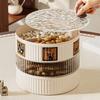 Clear Window Food Container for Easy Access to Snacks Fruits Nut Removable Layers Kitchen Storage Organizers