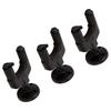 3PCS ABS Guitar Wall Hanger Black Guitar Hangers Durable Guitar Wall Hooks  Guitar