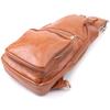 Stylish Women's Sling Bag Over the Shoulder Made of Eco-leather VINTAGE Bag 22751 Red