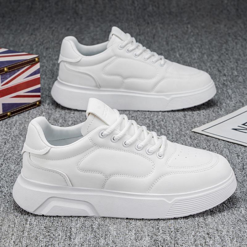 New spring youth leisure sports platform leather board shoes