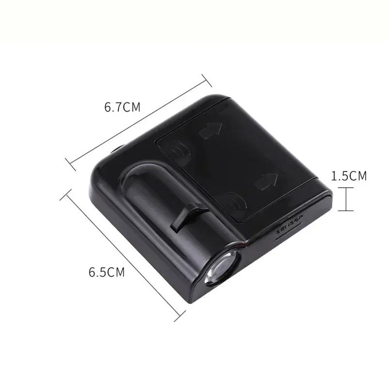 New 2PCS Car Welcome Light Door Logo Lamp For Volkswagen Golf MK4 MK6 MK7 Jetta Touareg Beetle Passat Polo Tiguan SR36 Acce