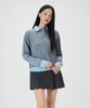 MIXXO Contrast Collared Shirt Pullover_Miwkag213T
