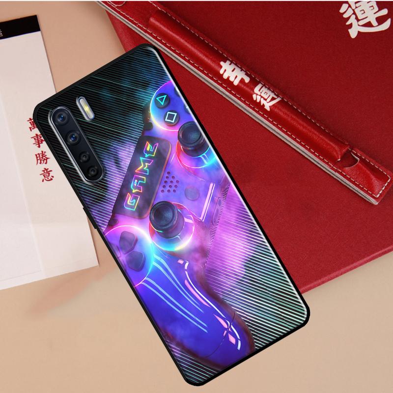 Cool Gaming Controller Case For Oppo A78 A38 A80 A60 A40 A18 A98 A58 A96 A76 A16 A94 A74 A54 A15 A17 A57 A77 A5 Pro