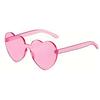 Colorful Candy Style Heart-Shaped Fashionable Glasses - Multiple Colors Available for Holiday Costume Eye Wear