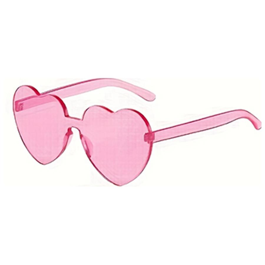 Colorful Candy Style Heart-Shaped Fashionable Glasses - Multiple Colors Available for Holiday Costume Eye Wear