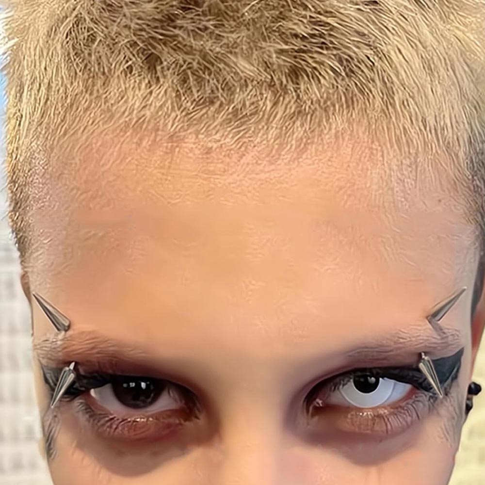 2 Stück/6 Stück Spike Augenbrauen Piercing Schmuck Edelstahl Gebogener Barbell Augenbrauen Tragus Lippenringe Ohrringe Für Männer
