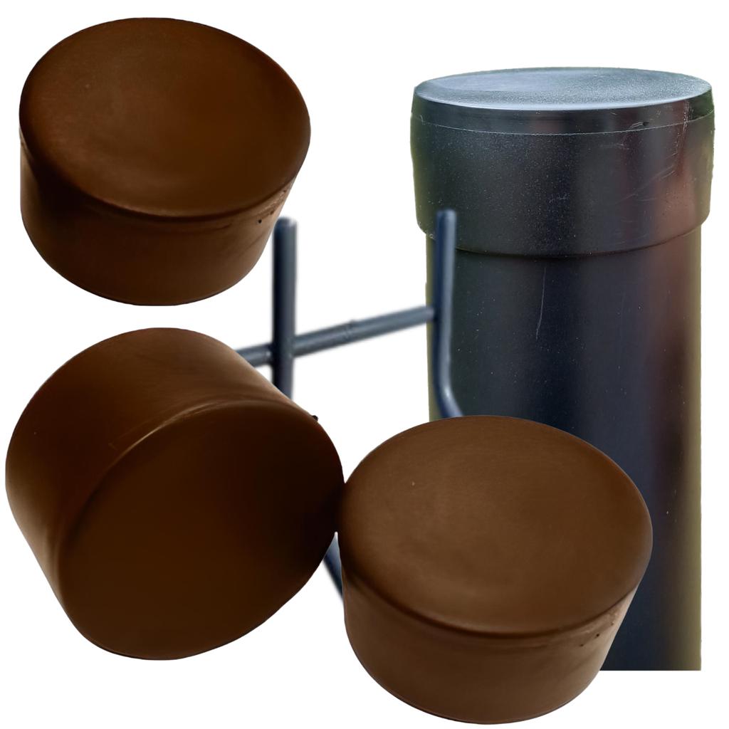 External end cap for profile, cap, roof, Fi38, 20 PCS, BROWN