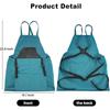 Cross-Border Gardening Apron with Large Pockets and Quick Release for Harvesting and Storage