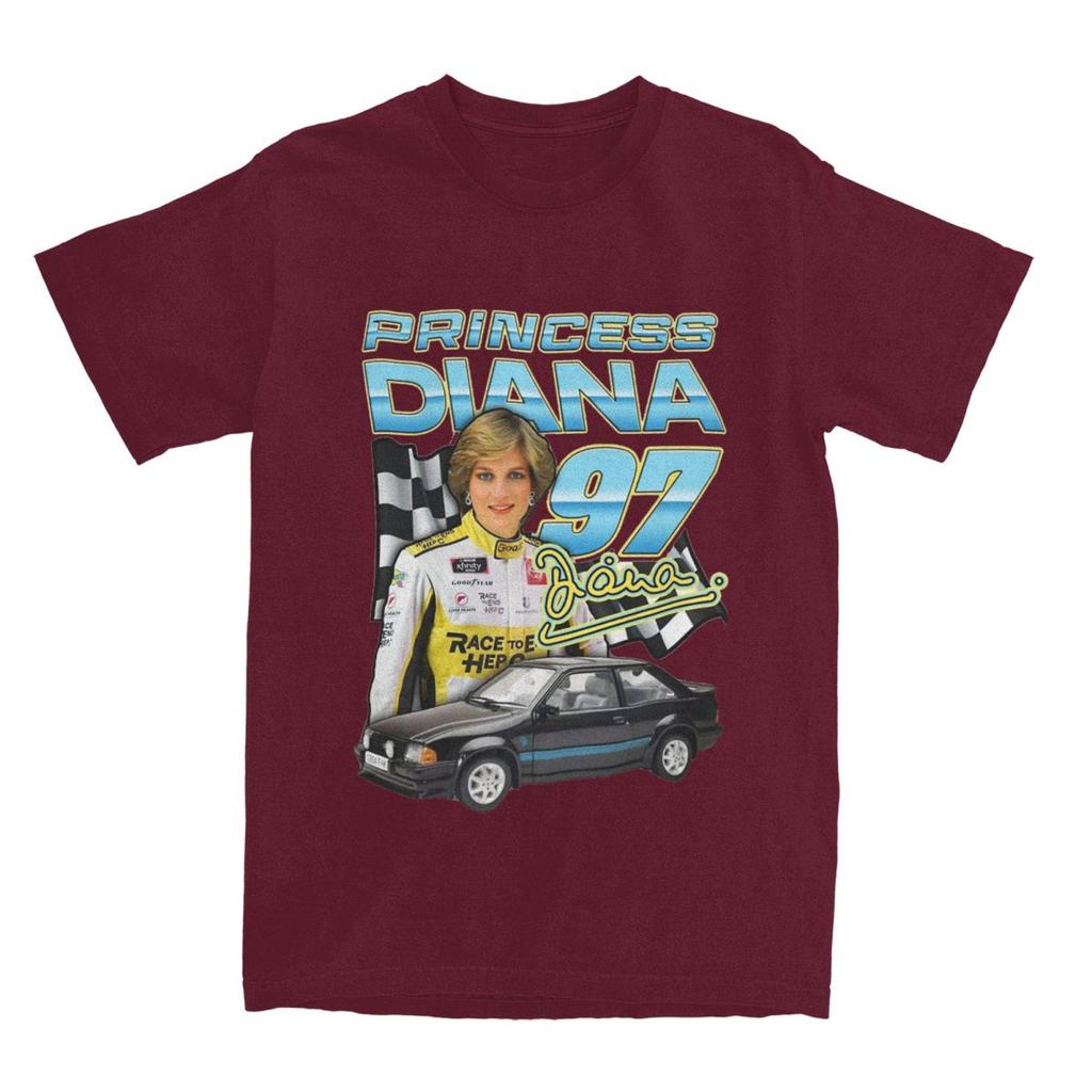 Vintage Princess Diana 97 T-Shirt for Men Crew Neck 100% Cotton T Shirt Short Sleeve Tees Gift Idea Clothing