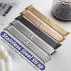 Women Stainless Steel Strap For Apple Watch Ultra 3 49mm Metal Band For iWatch Series 11 10 9 8 6 5 Se 7 46mm 45mm 38mm 42mm 40mm 44mm Luxury Bracelet