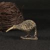 Metal Bird Sculpture With Weathered Appearance Sculpture Home Decoration For Conventional Work Area Enhancement