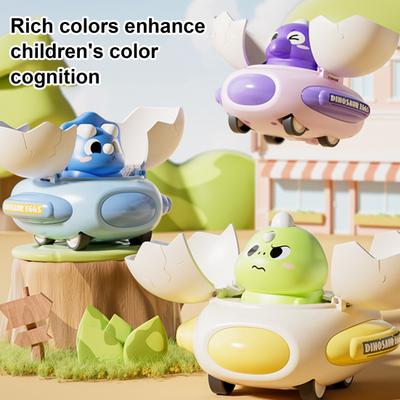 Kids Dinosaur Bumper Car Toy Collision Deformation Inertia Drive Dino Egg Flying