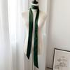 Foulard di Seta Raso Liscio Monocolore Stretta Fascia per Capelli Tocco Morbido Fascia per Capelli da Donna Sciarpa Accessorio di Moda