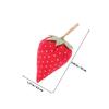 4Pcs Faux Fabric Strawberry Decor Artificial Strawberry Ornaments Lightweight Fake Strawberries for Home Table Centerpiece
