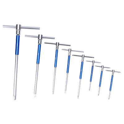 T-Griff Schraubenschlüssel Set 2mm 2,5mm 3mm 4mm 5mm 6mm 8mm 10mm Rutschfest Metrisch T-Griff Spinner Set für Fahrzeugwartung