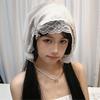 Classical Lace Headscarf Multiuse Triangular Design Headwrap for Women Fashion Enthusiasts and Various Occasion Outfit