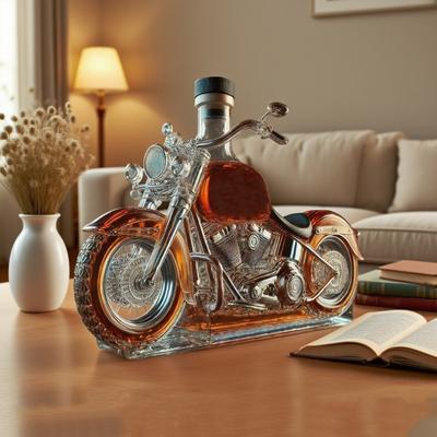 Motorrad Whisky Karaffe Glas Motorrad Design Weinflasche
