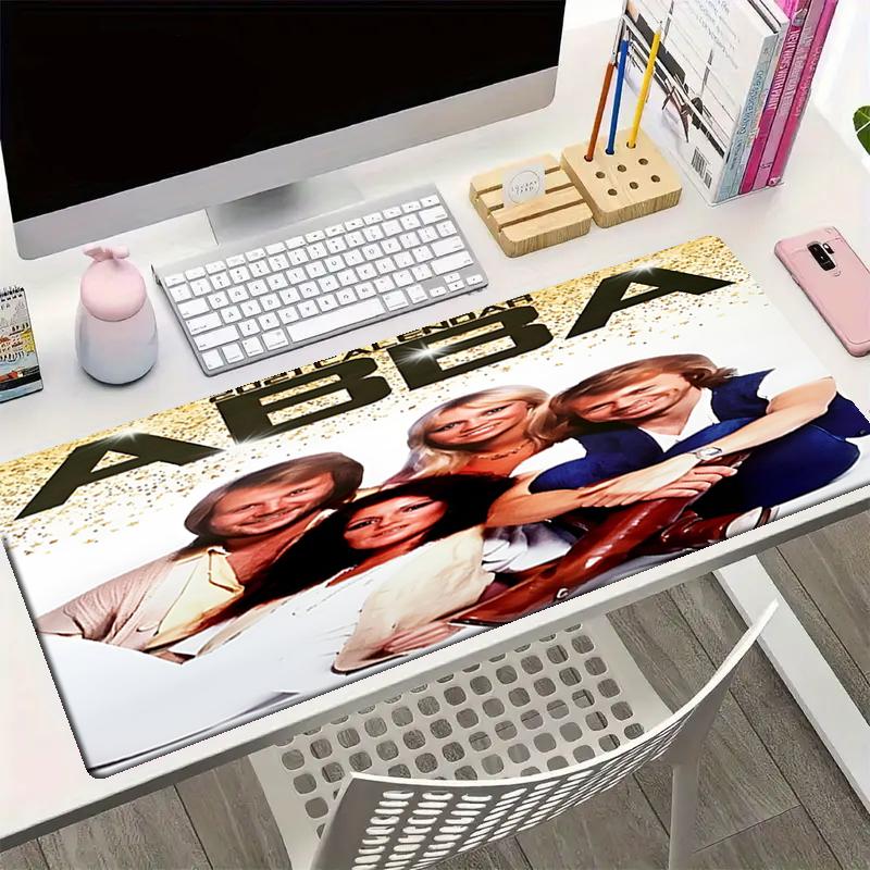 ABBA Theme Mouse Pad, Non Slip Rubber Base, Multifunctional Office & Home Decor, Perfect for Workspace Personalization.