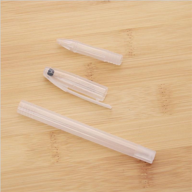 Gel Shell Ballpoint Transparent Case Simple Styple Pen Shell Cover Office School Stationery