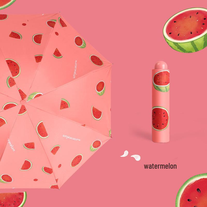 Fruit Theme Automatic Umbrella: Creative Sun & Rain Protection, Custom Logo Printing