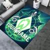 Egendefinert Navn SV Werder Bremen Teppe for Stue Soverom Hjem Sofa Dekorasjon, Lekeunderlag for Barn Sklisikkert Gulvteppe