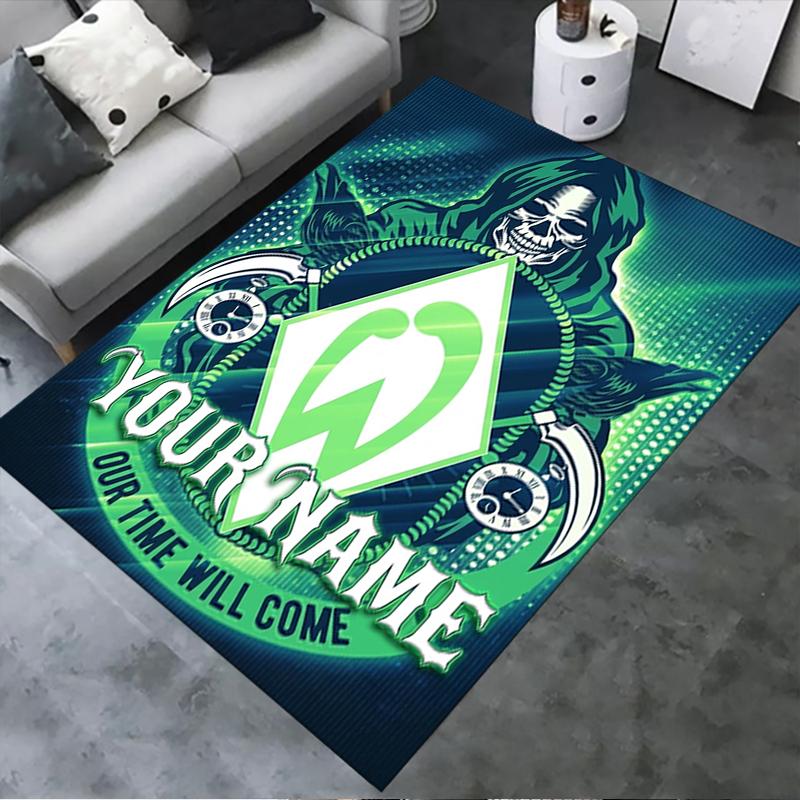 Custom Name SV Werder Bremen Carpet Rug for Living Room Bedroom Home Sofa Decoration,Kids play Non-slip Floor Mat