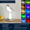Net Celebrity Bird Aroma Desk Lamp: Creative Magpie Touch Rechargeable Decorative Night Light for Bedroom & Student Reading
