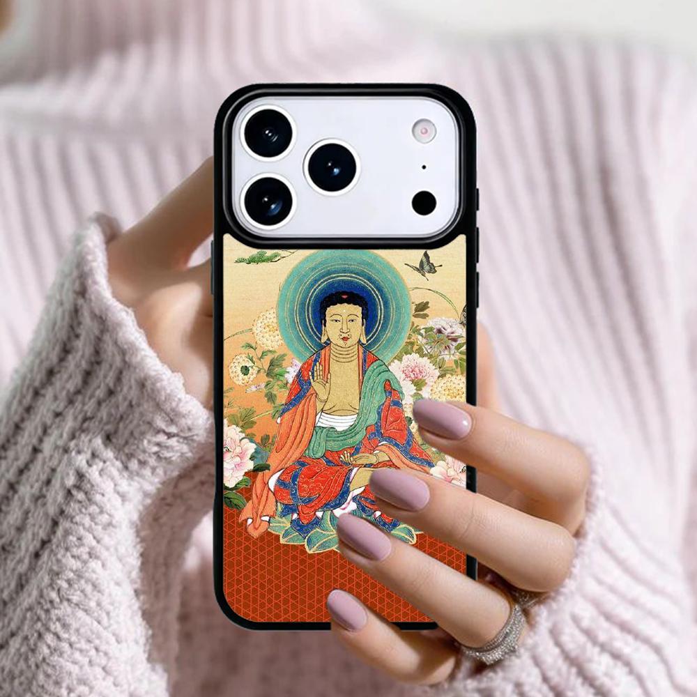 Buddha Handyhülle Für Apple iPhone 17 Air 16E 15 14 Plus 13 12 11 Pro Max Mini Funda Cover