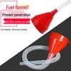 Portable Hands-Free Telescopic Oil Funnel with Soft Hose for Cars and Motorcycles.