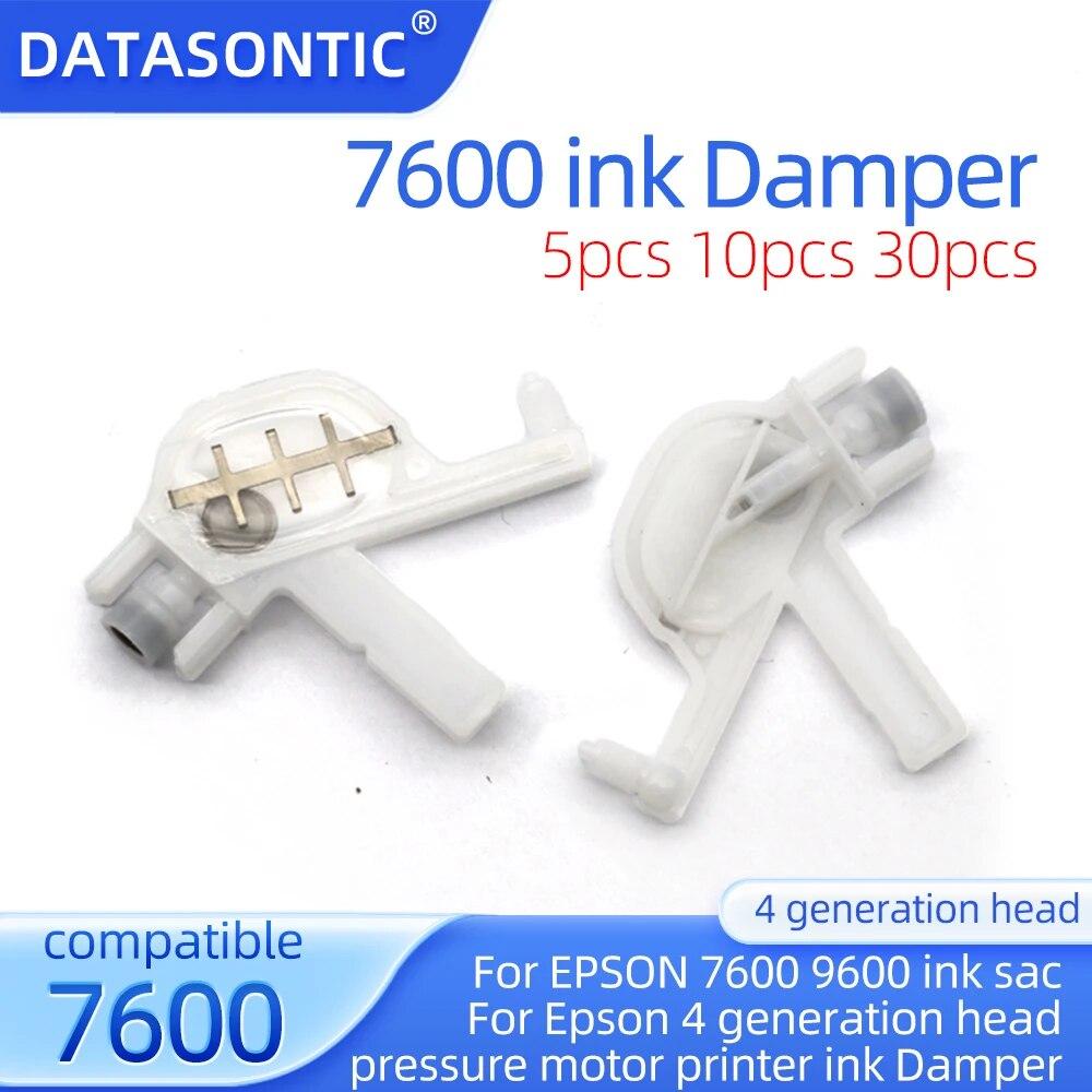 

НОВИЙ Принтер 7600 9600 Дампфер чорнила для принтера Epson Stylus Pro R2100 R2200 F138040 F138050 7-кольоровий екосольвантний чорнильний насос для друкуючої головки 10 шт. 5 pcs ink Damper