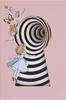 Moleskine X Alice In Wonderland Alice Notebook with Large Size X Pink LEAL02QP060BOX Box, (13cm 21cm), Lined,