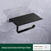 Stainless Steel Punch-Free Toilet Paper Holder for Home or Hotel Bathrooms