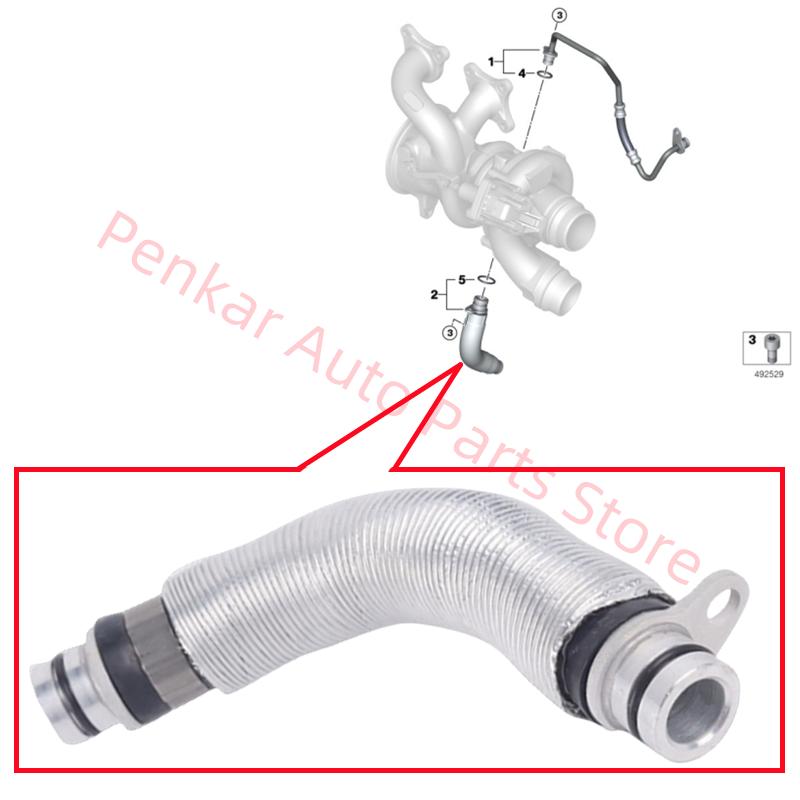 11428679020 Conductă de retur ulei turbină motor pentru BMW G20 G21 G30 G31 G32 G11 G12 G14 G15 G16 G01 G02 G05 G06 G07 G29 B58