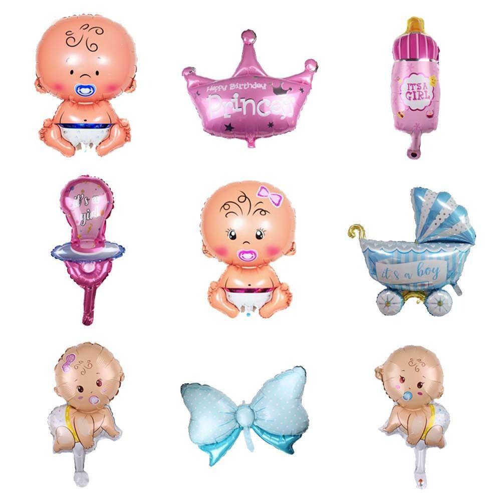 

Детская Бутылочка Лук Корона Лук Бутылка Корона Воздушные Шары Милый Детский Фольгированный Воздушный Шар Домашний Декор