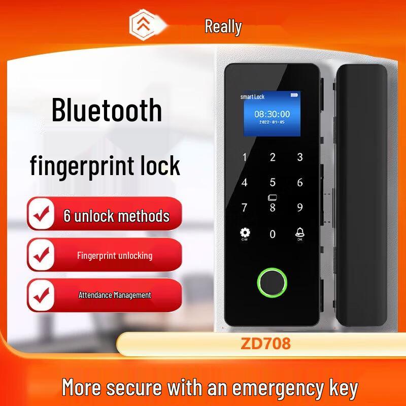 Realand ZD708 Smart Glass Door Lock
