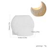 New Moon Shape Aromatherapy Candle Mold 3D Reusable Plaster Mold Handmade Silicone Scented Candle Mold Home Decor