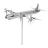 8pcs Iron Metal Wind Spinner Silver Garden Windmill Decor Airplane Windmill  Garden Yard Patio