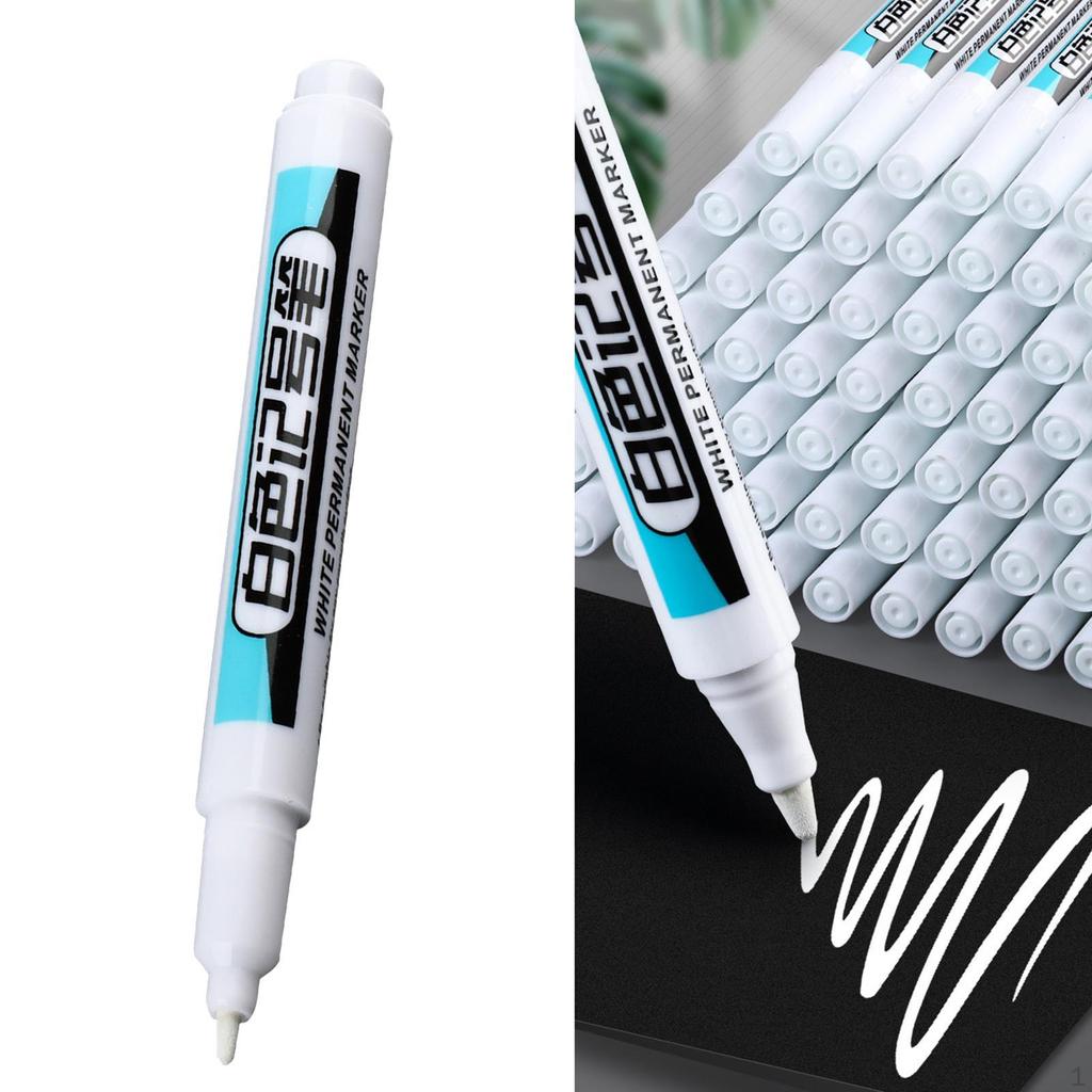 Multipurpose White Markers Paint Pen Carpenter DIY Crafts Marking Tool Tire Waterproof Wall Drawing