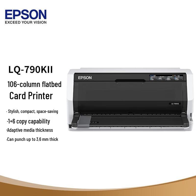 

Epson LQ-790KII 106-Column Flatbed Dot Matrix Printer