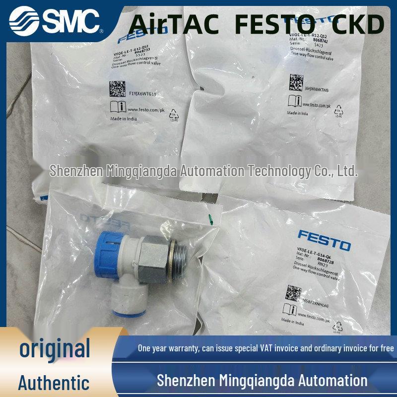 Festo Throttle Valve VFOE-LE-LS-T-R18-M5-G12-Q12-Q6-F1A 8068733