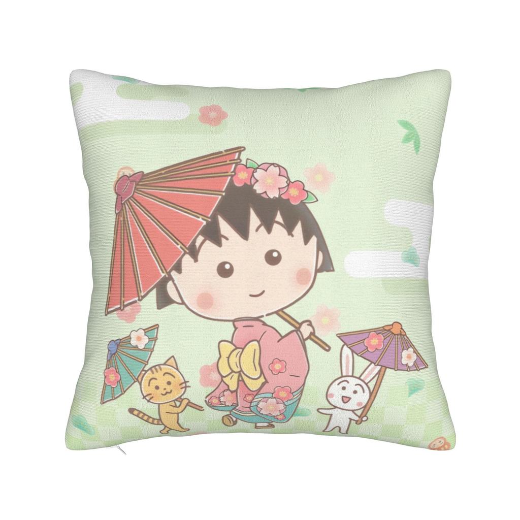 Chibi Maruko-chan Pillow Case Custom Pillow Cover For Wedding Party Home Decor Morden Cushion Cover