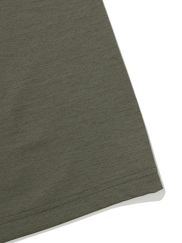BBC EARTH Hybrid Short Sleeve T-Shirt_Ash Khaki