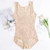 Lightweight Postpartum Shaping Garment with Seamless Crotch for Buttock Lift and Body Contouring Plus Size One-Piece Body Shaper