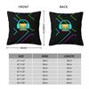 Video Game Geometry Dash Square Pillowcase Cushion Cover Pillow Case Throw Pillow Cover for Home Bedroom Car