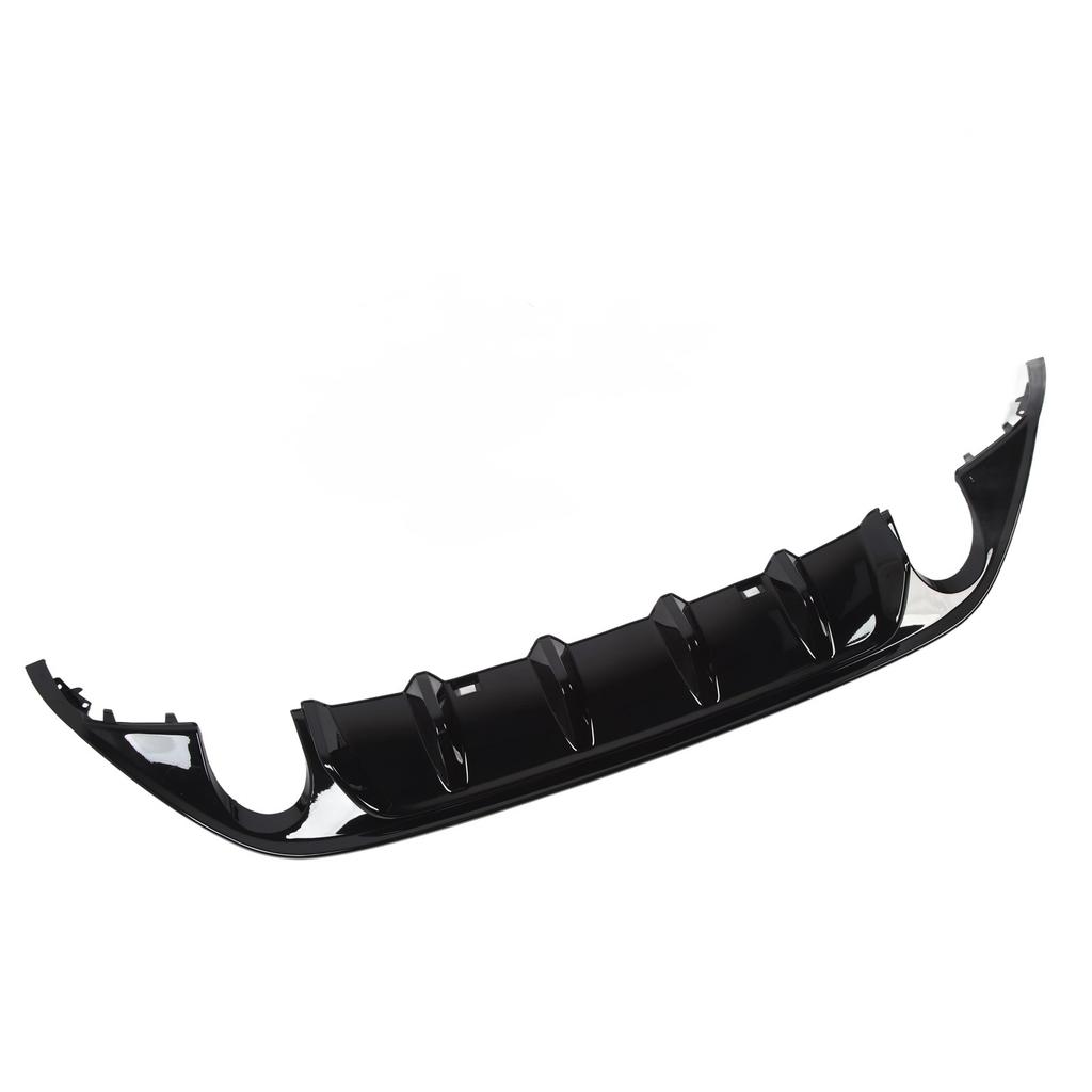 Rear Bumper Lip Spoiler Gloss Black TCR Rear Bumper Diffuser Valance Sporty For MK7 Pre‑Facelift 2013 to 2016