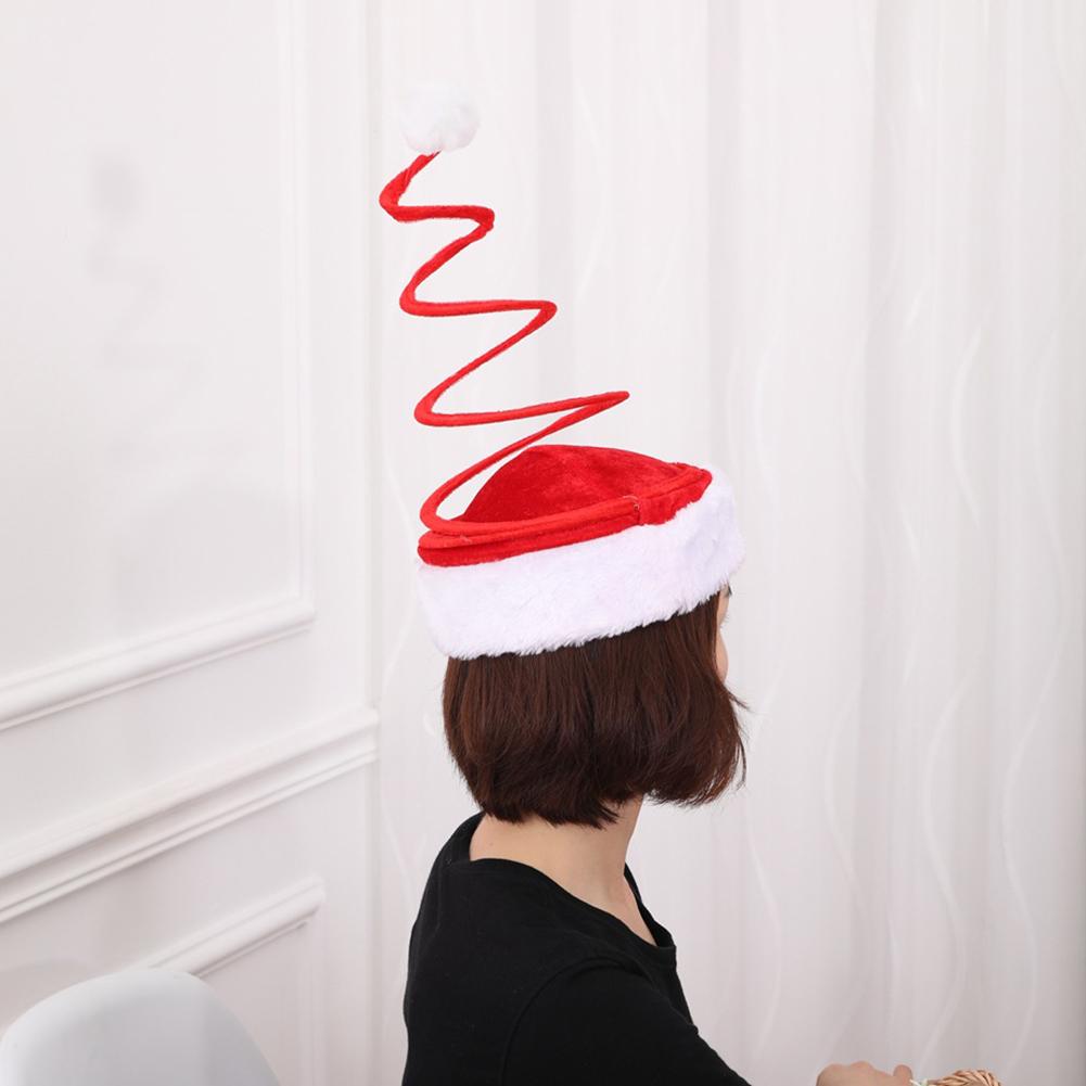 Christmas Decoration Hat Red Spring Hat Xmas Santa Cap Party Accessories