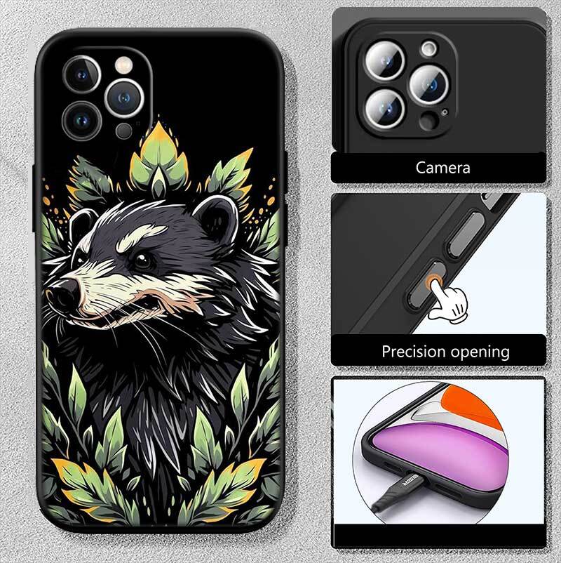 Honey Badger Case for Samsung Note 20 10 S25 Plus Ultra Lite FE M20 M21 M30 M31 M51 A11 A26 A51 A52 A53 A56 A70 A71 A72 A73
