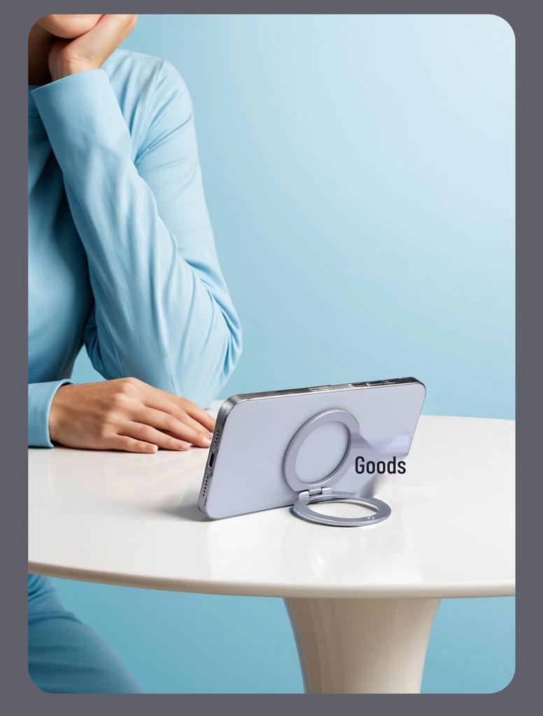 MagSafe Magnetic Folding Metal Desktop Stand: Multi-functional and Convenient